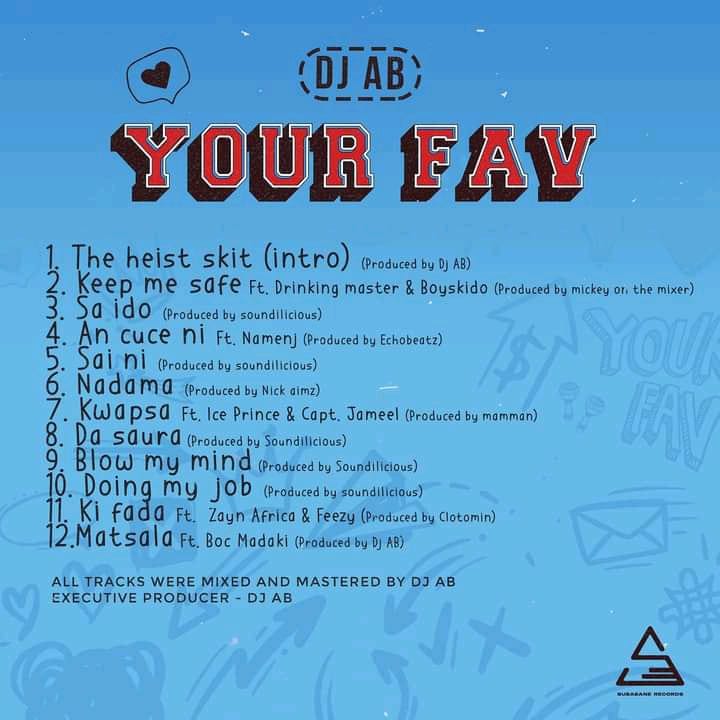 Dj AB - Your Fav Ep Dj AB - Your Fav Ep