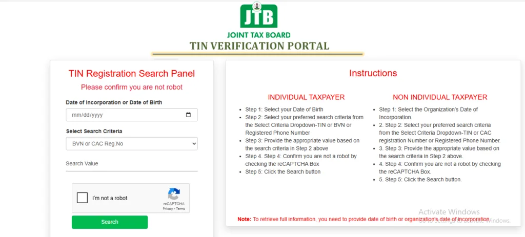 How to Reprint TIN Registration Slip in Nigeria (2025 Guide) Reprint Your TIN Slip Nigeria 2025