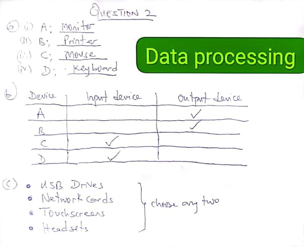 WAEC 2025 Data Processing Questions and Answers (OBJ & Essay)