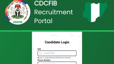 Cdcfib exam link portal screenshot