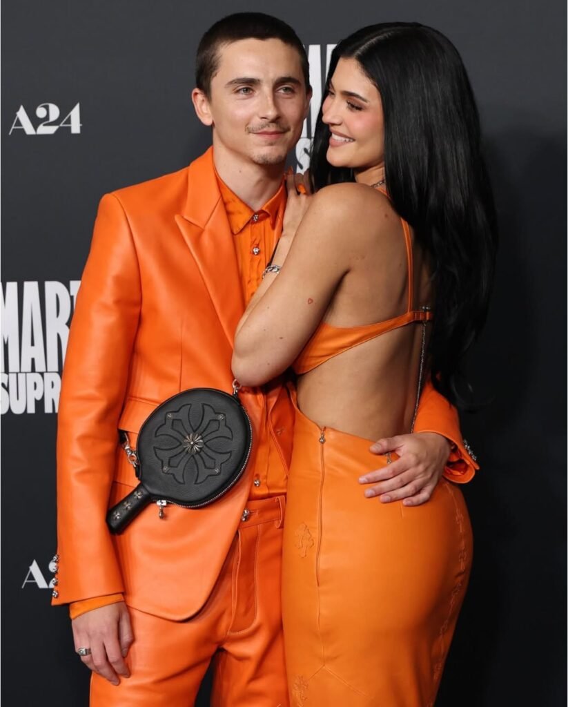 Kylie Jenner and Timothée Chalamet Wear Matching Outfits at Premiere: The Viral Look Kylie jenner timothée chalamet premiere