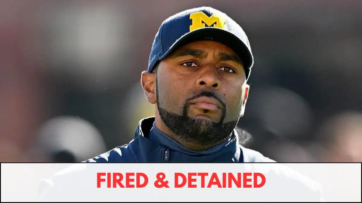 Sherrone Moore Fired and Detained: Michigan Football Rocked by Scandal Sherrone Moore former Michigan head coach fired and detained by police