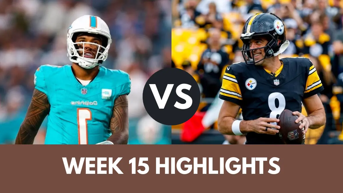 Steelers vs Dolphins: Rodgers & Metcalf Shine in Week 15 Monday Night Football Steelers vs Dolphins Week 15 Highlights Rodgers