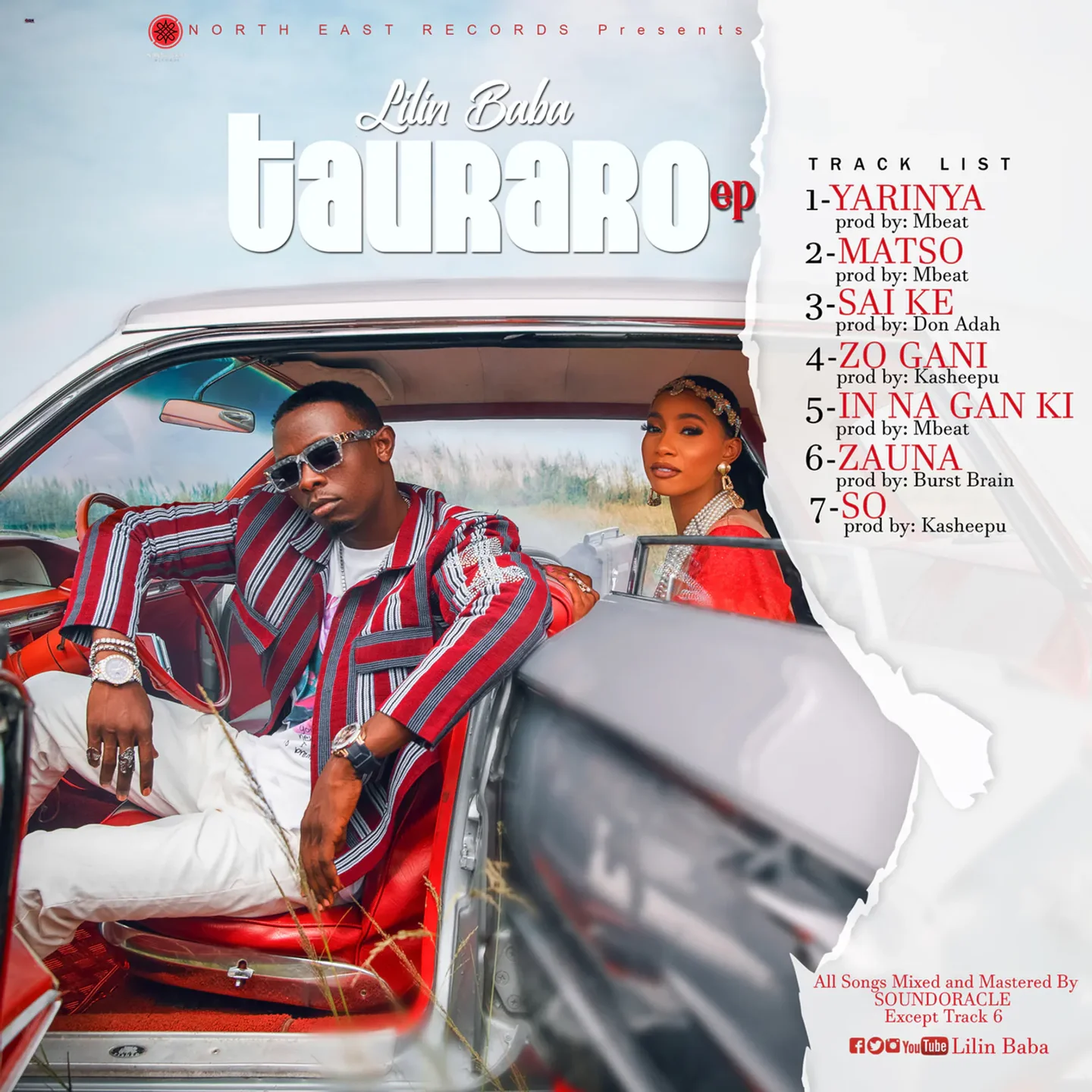 Lilin Baba Tauraro EP album cover tracklist