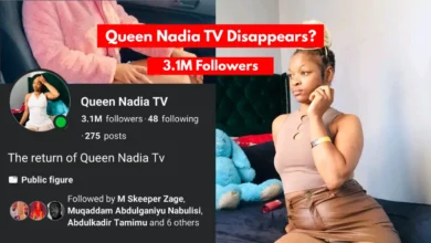 Queen Nadia TV Trends After Hitting 1 Billion Views in 28 Days as Facebook Page Allegedly Disappears Queen Nadia TV Facebook page showing 3.1 million followers amid reports her account disappeared.