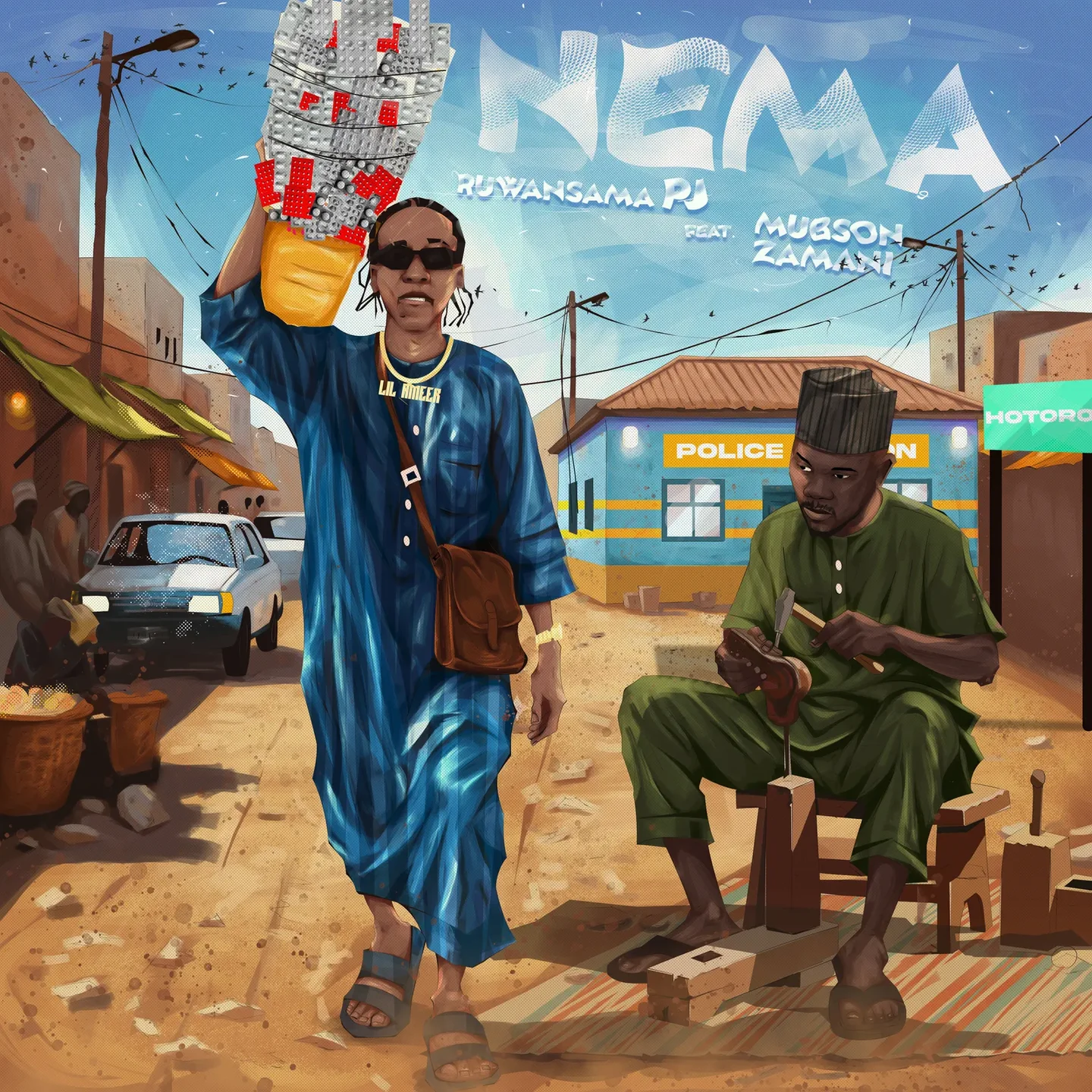 Ruwansama Pj NEMA Ft. Mubson Zamani song cover photo