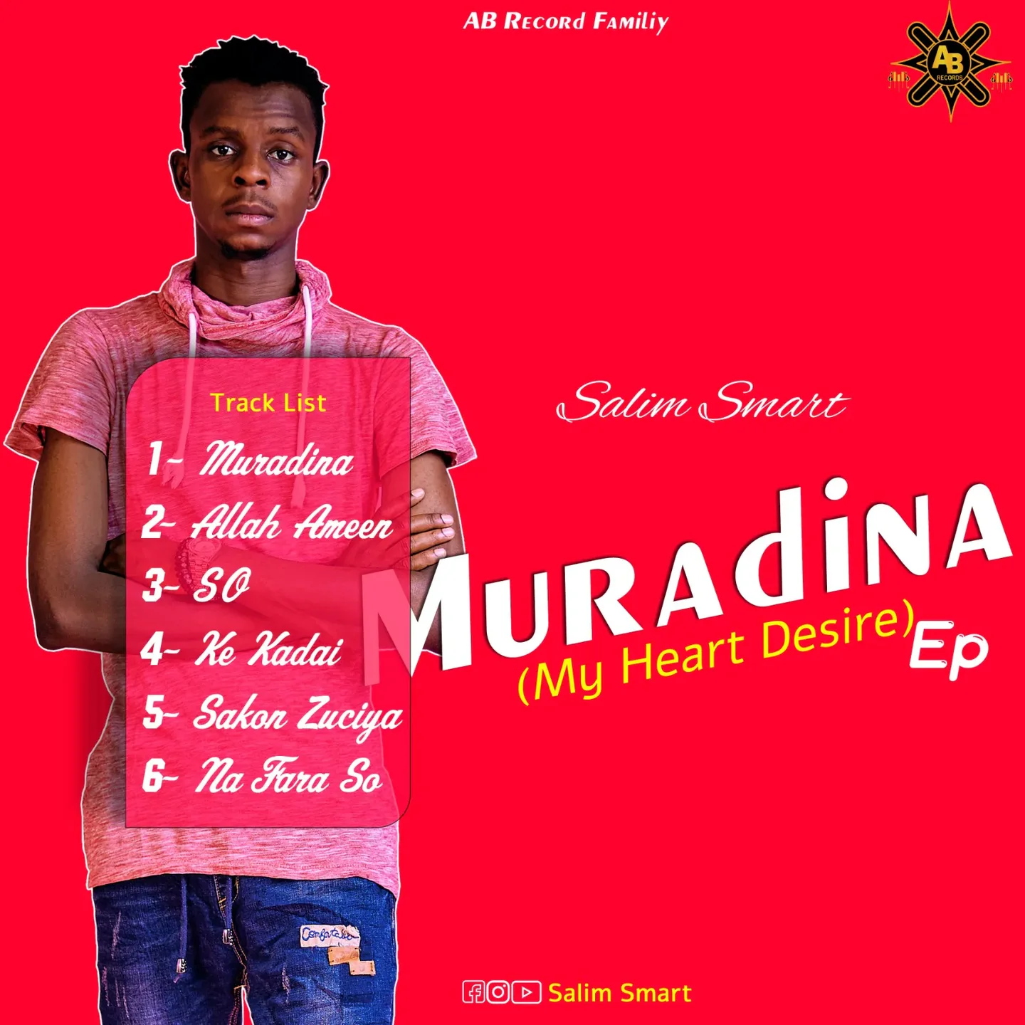 Salim Smart Muradina EP album cover tracklist